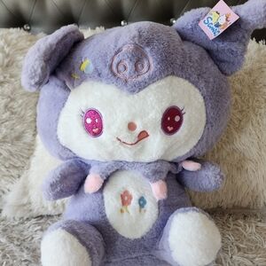 Sanrio Kuromi Kawaii Stuffed Pillow Doll Plushie
